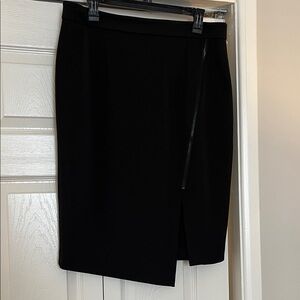 Halogen Elegant Black Pencil Skirt